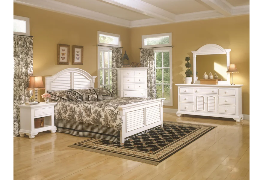 Cottage Traditions Queen Bedroom Group by American Woodcrafters at Esprit Decor Home Furnishings